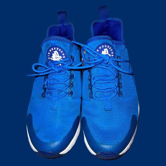 Rare 2015 Nike Air Huarache Run Ultra Photo Blue/White (Women's) Size 7 - Picture 2 of 7